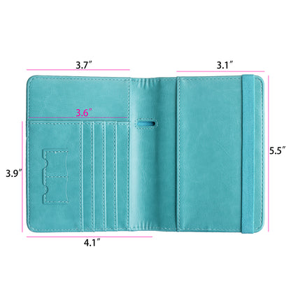 RFID Australian Passport Wallet Travel Passport ID Card Wallet Holder Cover RFID Blocking PU Leather Purse Case AU