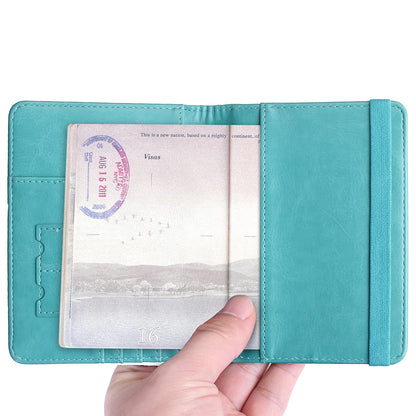 RFID Australian Passport Wallet Travel Passport ID Card Wallet Holder Cover RFID Blocking PU Leather Purse Case AU
