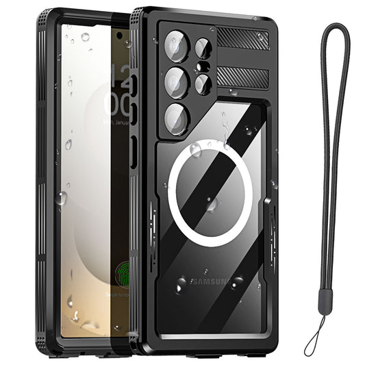 AICase Waterproof Case Samsung Galaxy S25 Ultra Black